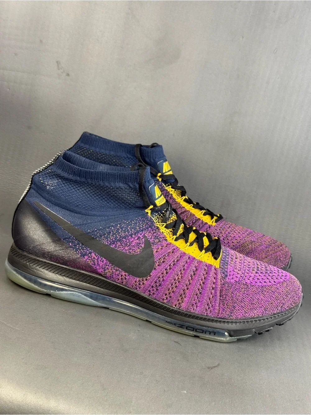 Nike Lab Air Zoom All Out Flyknit 'College Navy' sneaker shoes men’s size 13